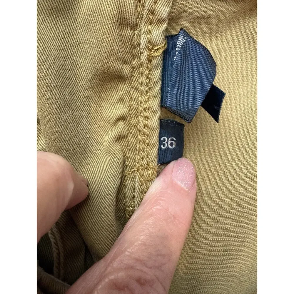 Polo By Ralph Lauren Relaxed Fit-Classic Style-Brown Tan 36-Draw Strings